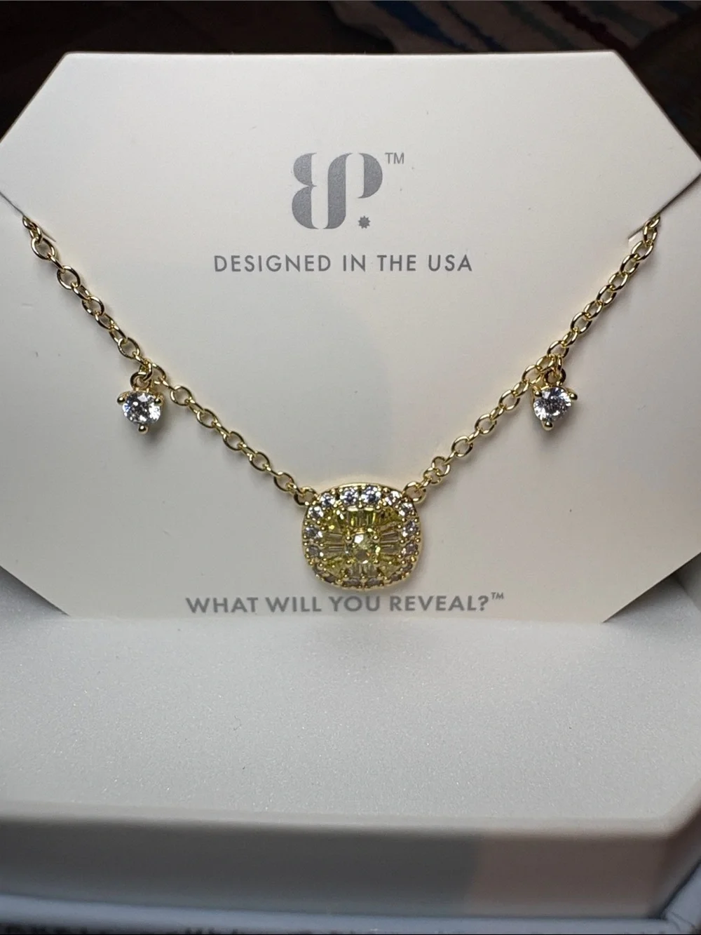 Bomb Party - OG Necklace - Exclusive Bringback - Lemon CZ - Gold